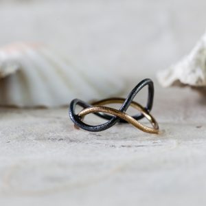 Wave Black and Gold zilver en goud